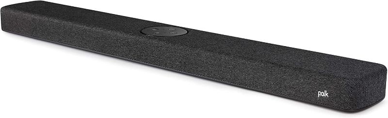 Photo 1 of Polk Audio React Sound Bar, Dolby & DTS Virtual Surround Sound, Next Gen Alexa Voice Engine with Calling & Messaging Built-in, Expandable to 5.1 with Matching React Subwoofer & SR2 Surround Speakers NEW 