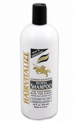 Photo 1 of HairVitalize Horse Shampoo with Coconut Oil & Horsetail Extract 32 Oz Safe for Human Use! NEW 