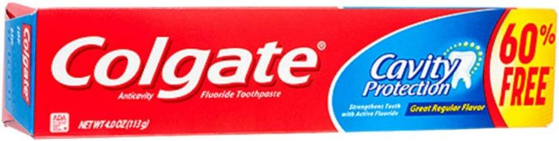 Photo 1 of Colgate Cavity Protection Toothpaste with Fluoride (3-Pack)- 2.5 ounce + 60% Free NEW 