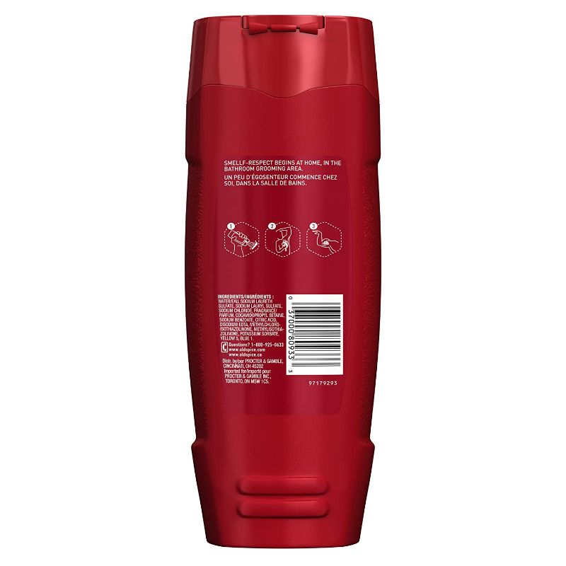 Photo 2 of Body Wash for Men by Old Spice, Red Zone Champion Scent Men's Body Wash, 16 ounce NEW 
