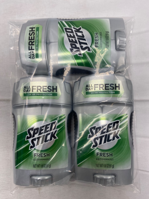 Photo 4 of Speed Stick Deodorant Fresh 3-Pack 1.8 oz