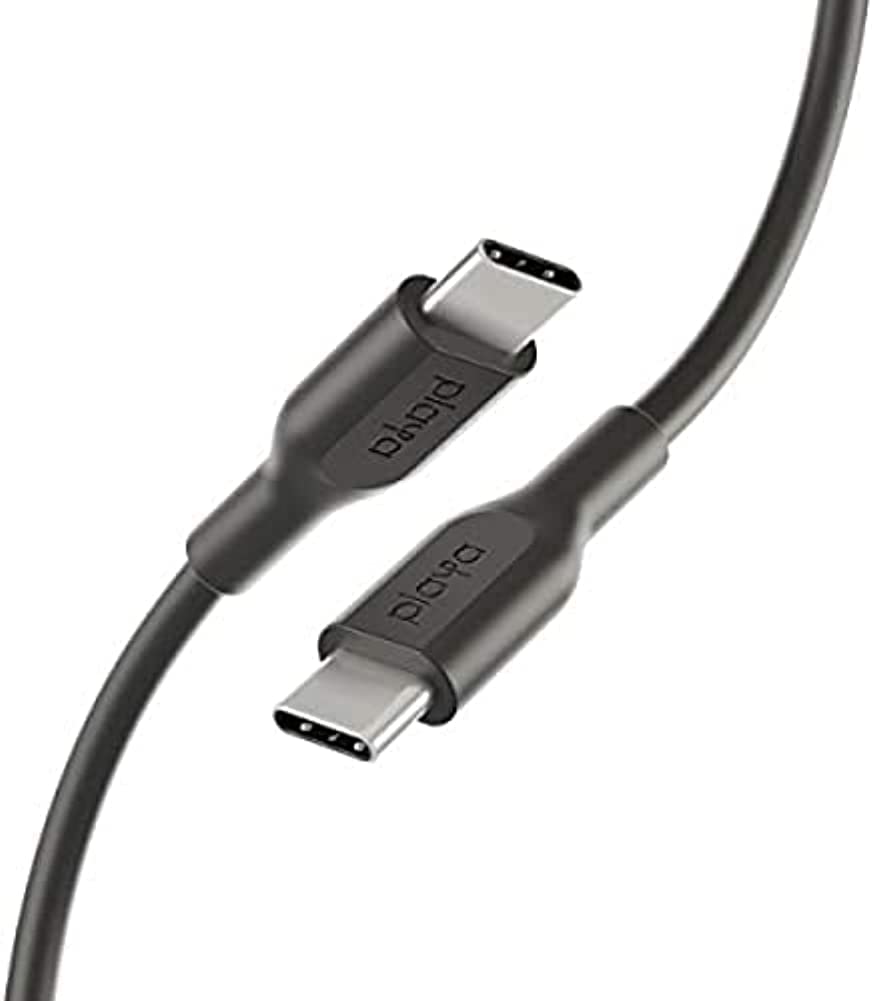 Photo 1 of USB-C to USB-C Cable by Playa (2-Pack) USB-C Fast Charge Cable for Note10, S10, Pixel 4, iPad Pro, and More, USB Type-C Cable (Black, 3 ft.) NEW 