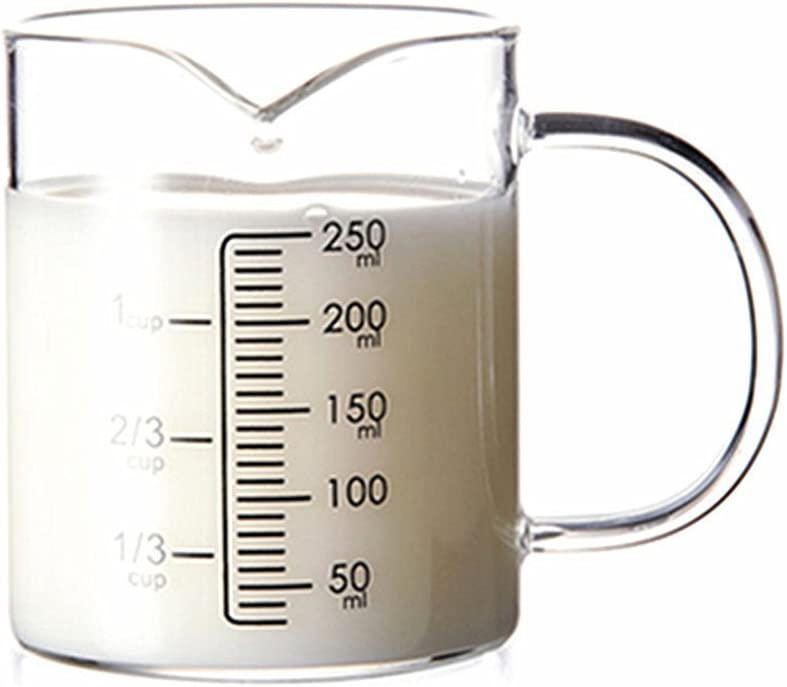 Photo 1 of Kitchen Laboratory 8 Oz Glass Beaker Measuring Cup (8OZ/250ML) NEW 