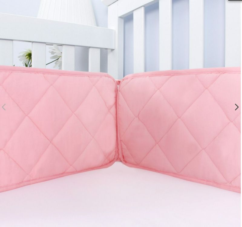 Photo 1 of 4 PCS Mesh Crib Liner (Pink) NEW 