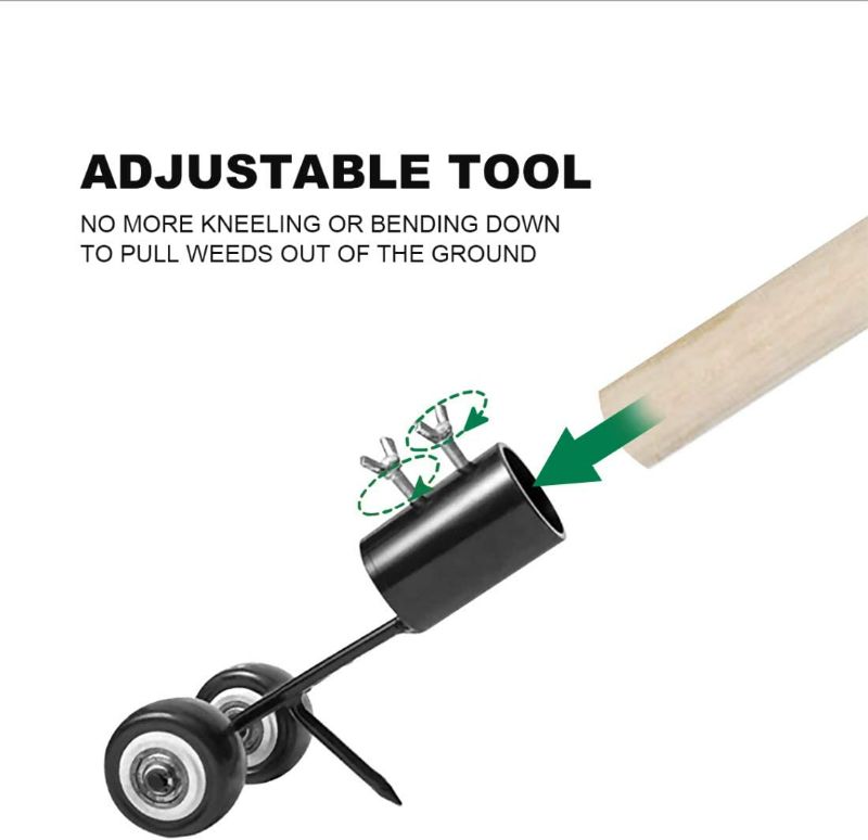 Photo 3 of Manual Weed Puller Tool Stand Up, Adjustable Heavy Duty Weeding Cleaning Tool, Garden Weed and Root Removal Tools for Patio Backyard Sidewalk Cracks NEW 