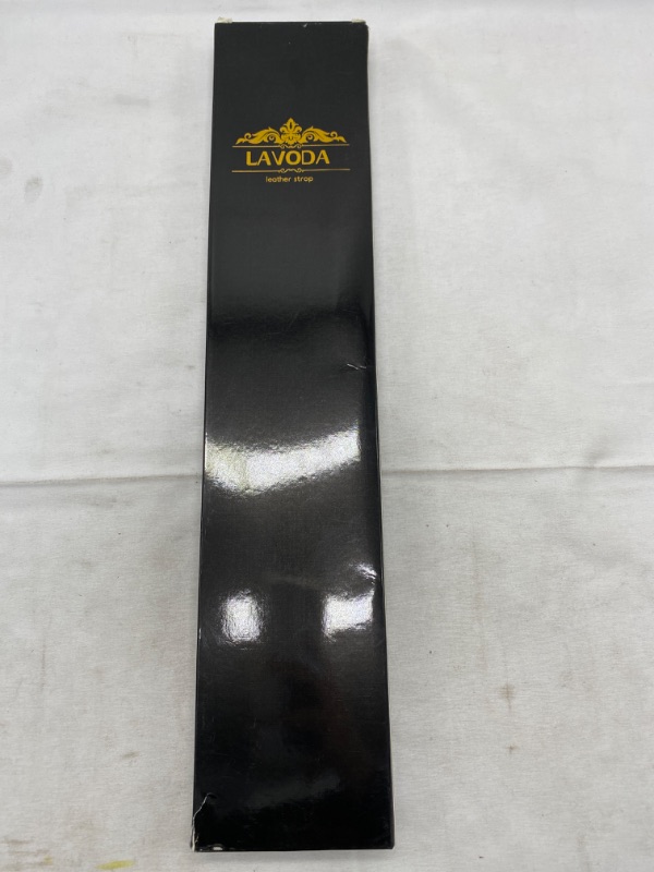 Photo 4 of LAVODA Leather Strop Paddle Large for Knife Sharpening 3" by 15" Double-sided with Green White Micron Polishing Compounds Kit Stropping Block for Kitchen Hunting Whittling Folding Pocket knives NEW 