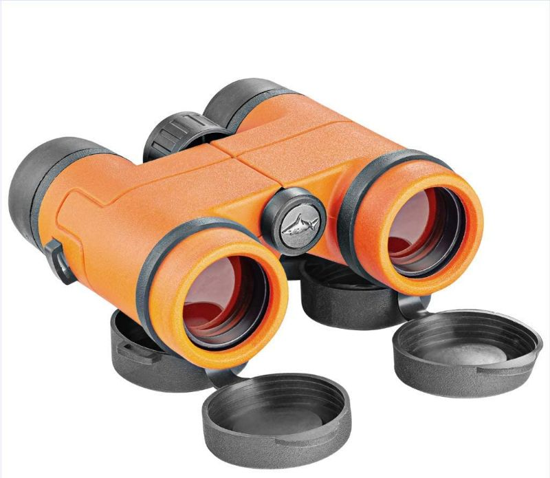 Photo 1 of Euber Best Compact Waterproof Shock Proof Binoculars for Kids- Toys Gift for 4-12 Year Old Boys and Girls (Orange)