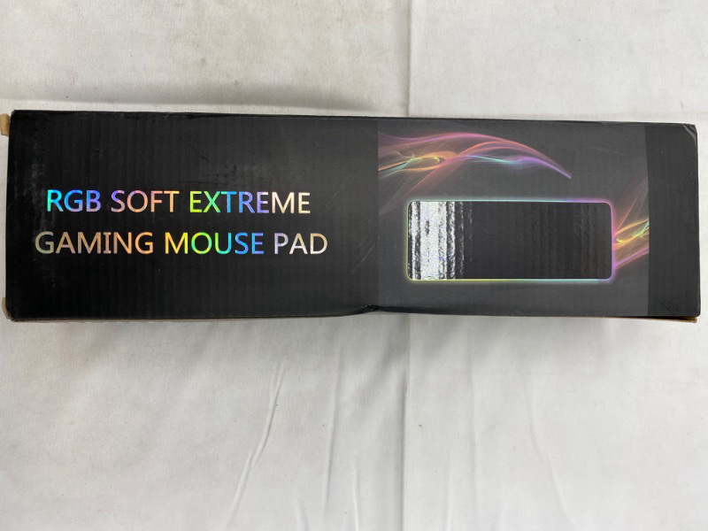 Photo 3 of RGB Gaming UtechSmart Large Extended Soft Led Mouse Pad with 14 Lighting Modes 2 Brightness Levels, Computer Keyboard Mousepads Mat NEW 