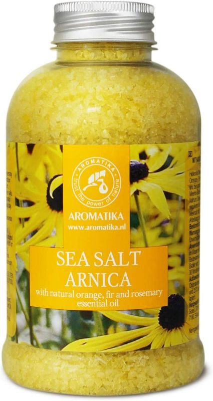 Photo 1 of Arnica Bath Salts 21.16 Oz - 100% Natural Rosemary Orange and Fir Essential Oils - Sea Salt Arnica 600g - Best for Bath - Good Sleep - Relaxing - Body Care - Beauty NEW 