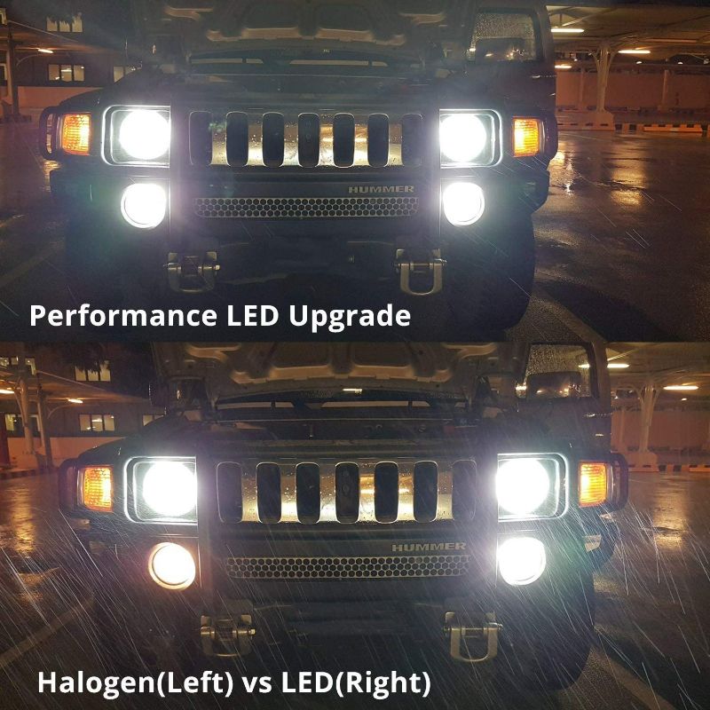 Photo 1 of Lighting Extreme Super Bright H9 H8 H11 LED Bulbs, White Fog Lights/DRL(Daytime Running Lights) High Power Replacement NEW 