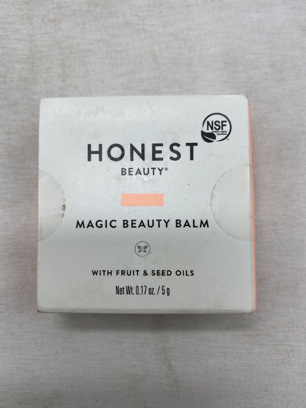 Photo 3 of Honest Beauty Magic Beauty Balm with Fruit & Seed Oils, Multi-Purpose| EWG Certified + Dermatologist & Ophthalmologist tested + Hypoallergenic & Cruelty Free | 0.17 Ounce NEW 