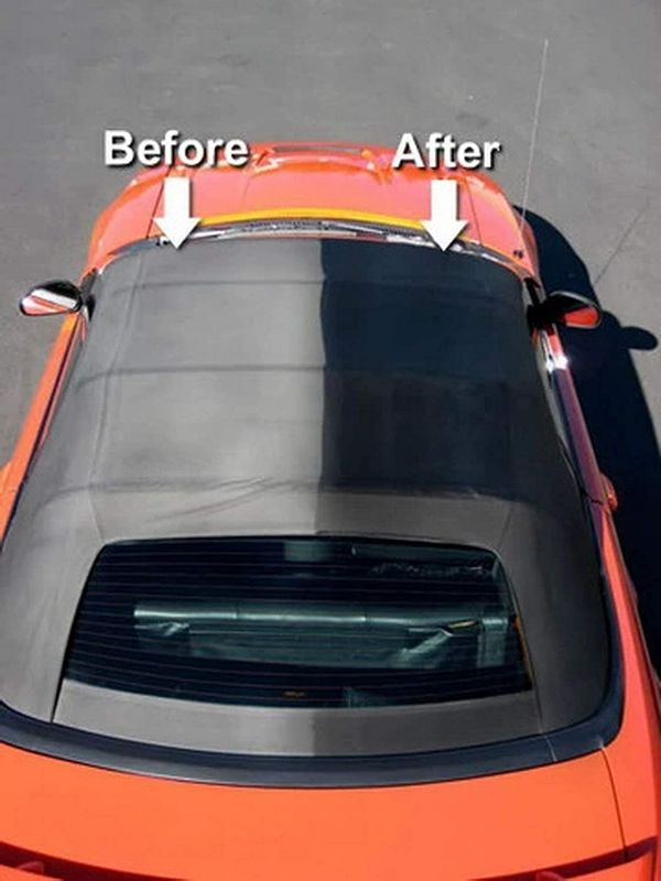 Photo 3 of Forever Black Black-Top Gel with Applicator - Black Convertible Top Dye for Restoring Black Color of Car Top NEW