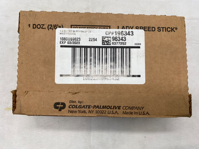 Photo 3 of 12 PAK Lady Speed Stick Anti-Perspirant & Deodorant, Invisible Dry, WILD FREESIA, 1.4 oz NEW 
