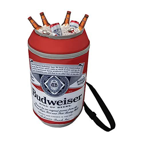 Photo 1 of Budweiser Soft Can Shape Speaker Cooler Bluetooth Portable Travel Cooler with Built in Speaker Budweiser Wireless Speaker Cool Ice Pack Cold Beer Stereo for Apple iPhone, Samsung Galaxy