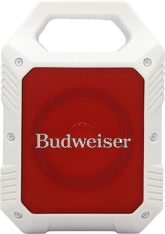 Photo 1 of Budweiser Portable Bluetooth Wireless Speaker with Led Lighting 1200mah Rechargeable Battery Premium Bass & Clear Music Zero Distortion Connect with USB TF Card