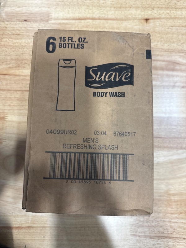 Photo 4 of Suave Men Refreshing Classic Masculine Scent Body Wash 15 oz (Pack of 6)