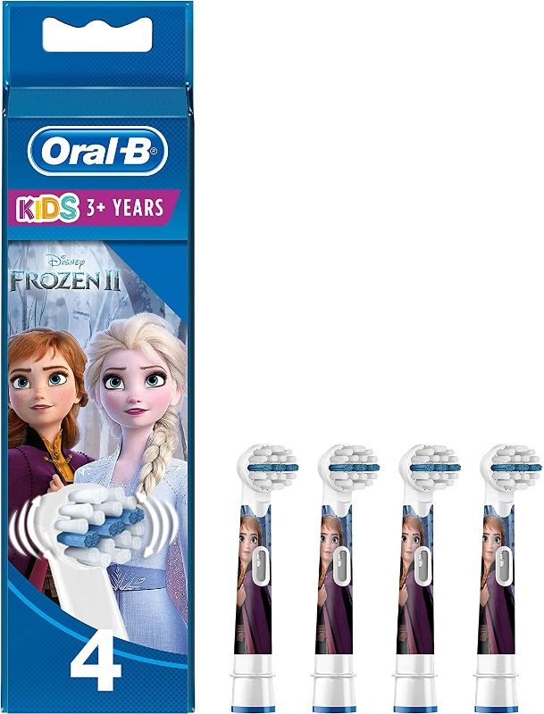 Photo 1 of Oral-B Kids Stages Power Frozen Replacement Heads 4 Pack NEW 