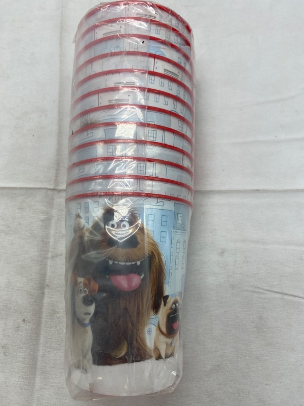 Photo 1 of 16oz The Secret Life of Pets Plastic Cup NEW