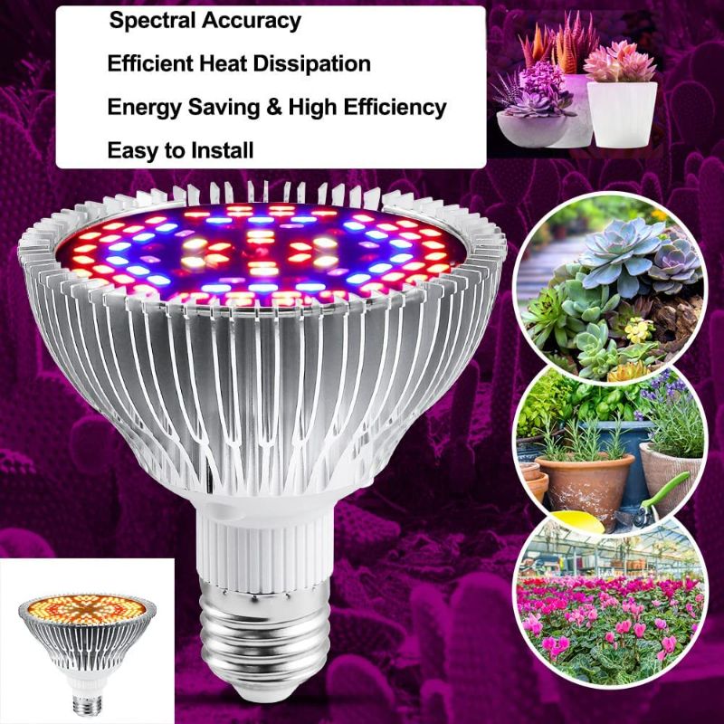 Photo 3 of Grow Light Bulb, Led Plant Lamp Full Spectrum with UV and IR for Indoor Plant Veg Flower Garden Greenhouse Succulent, Energy Saving and Durable, New 