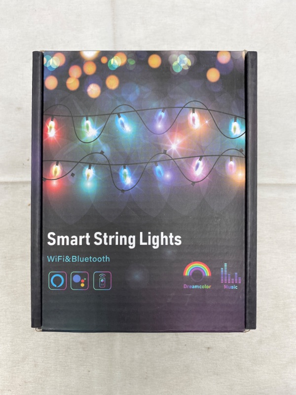 Photo 2 of Smart WiFi Bluetooth - 16.4Ft  String Lights Work  Dream Color String Lights for Indoors or Outdoor. New