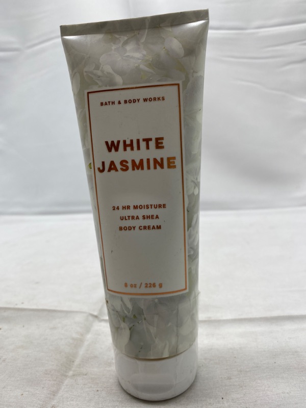 Photo 2 of Bath and Body Works White Jasmine Ultra Shea Body Cream 8 Ounce (2019 Limited Edition) NEW 