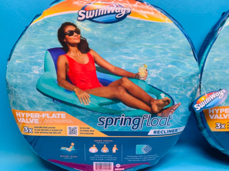 Photo 2 of 825243… 2 large swimways springfloat recliners 55” x 38” 