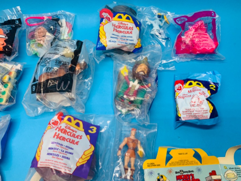 Photo 2 of 826216…15 vintage fast food happy meal toys in sealed bags 
