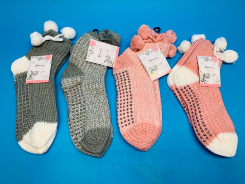 Photo 1 of 826354… 4 pairs of warm sweater socks