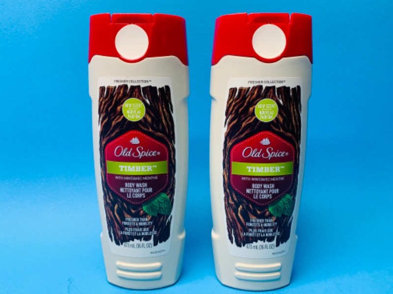 Photo 1 of 826565…2 old spice timber body wash 