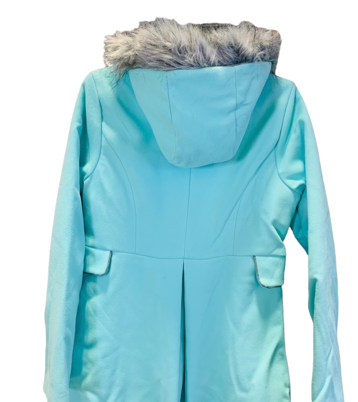 Photo 3 of 826718…  girls size XL fluffy fur trim fleece coat 