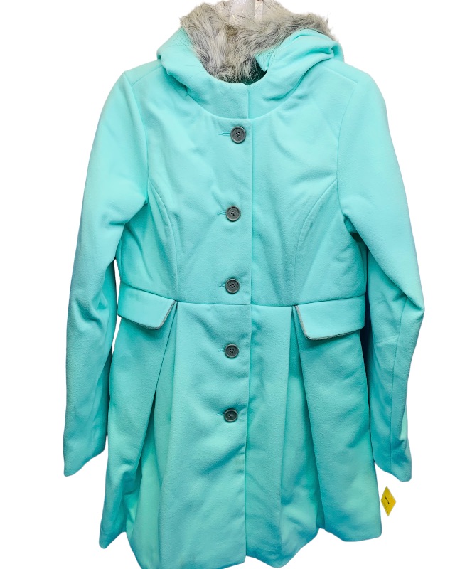 Photo 1 of 826718…  girls size XL fluffy fur trim fleece coat 