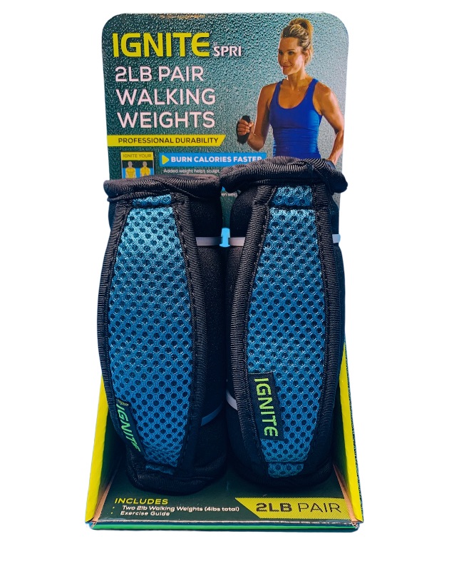 Photo 1 of 826911… 2 ignite two pound walking weights-4 pounds total with hidden storage pockets 