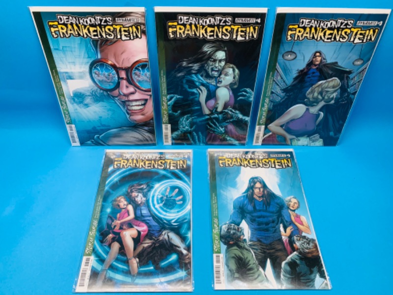 Photo 1 of 827035…5 Frankenstein comics in plastic sleeves