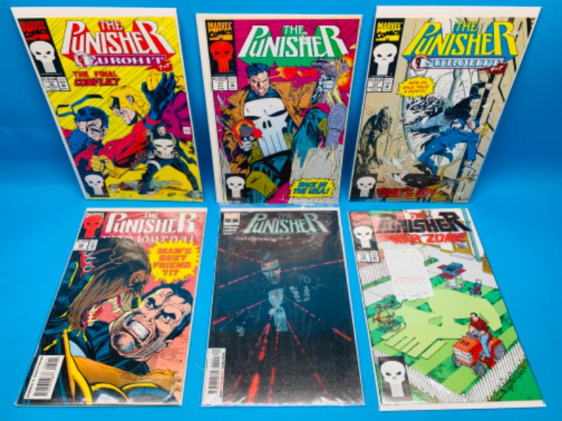 Photo 1 of 827038…6 punisher comics in plastic sleeves