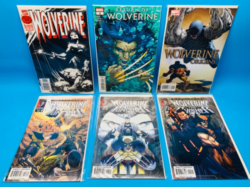 Photo 1 of 827045…6 wolverine, comics in plastic sleeves