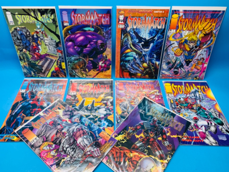 Photo 1 of 827054…10 stormwatch comics in plastic sleeves