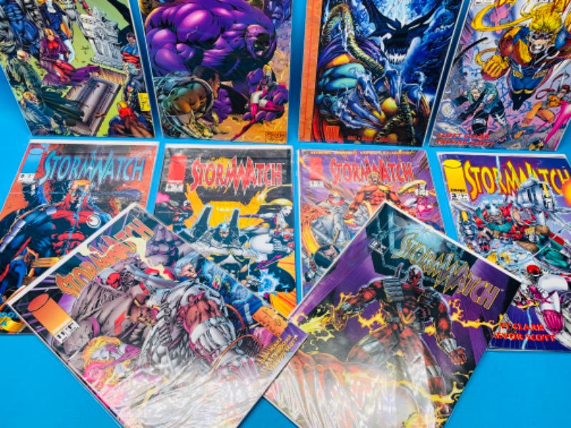 Photo 2 of 827054…10 stormwatch comics in plastic sleeves