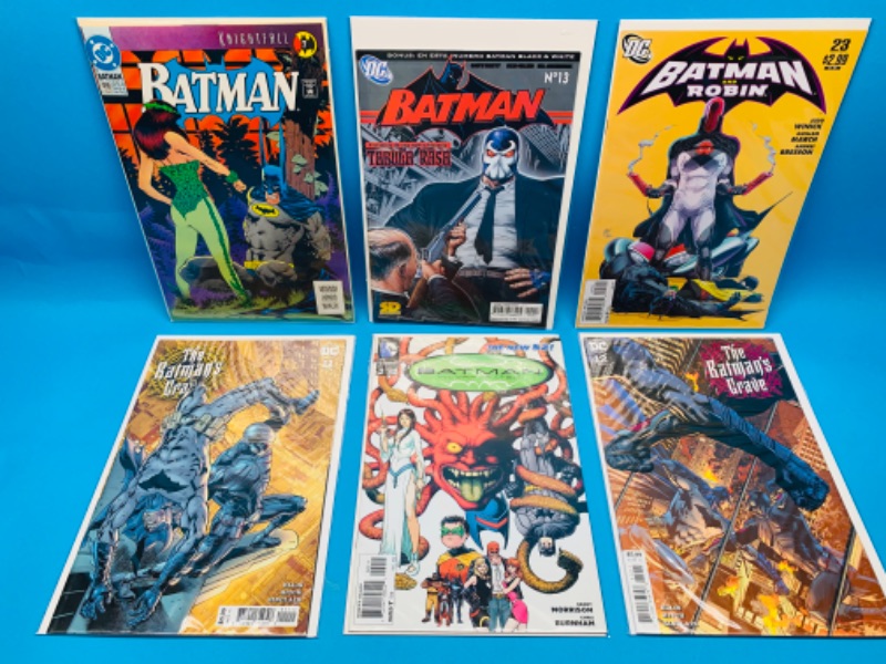 Photo 1 of 827055…6 Batman comics in plastic sleeves