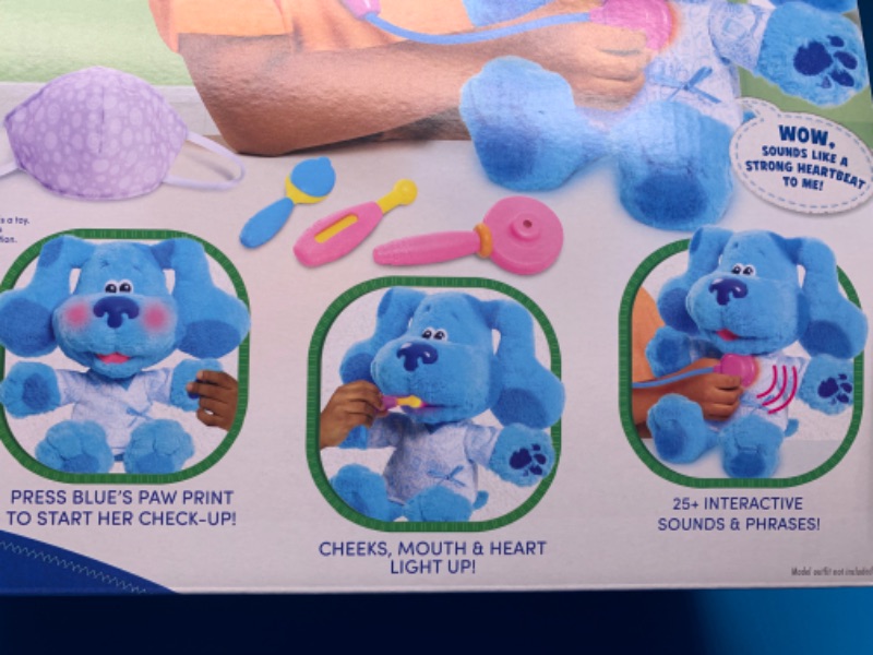 Photo 3 of 827119…large Blues Clues light up and sound  checkup time toy