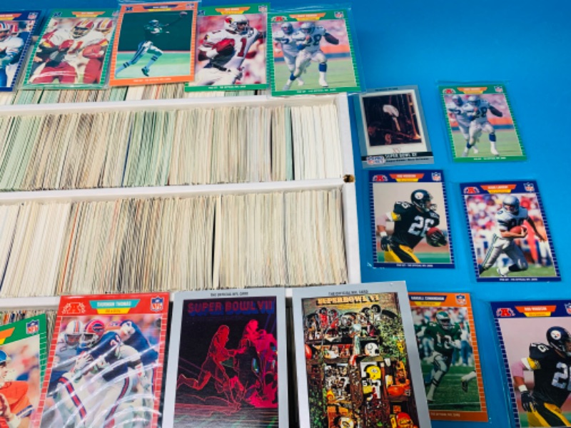 Photo 5 of 827340…2800+ misc football trading cards in box 