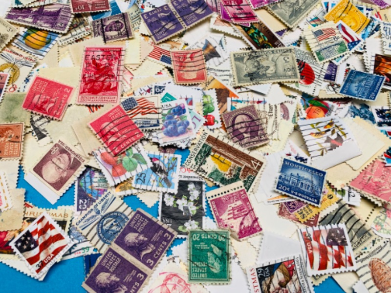 Photo 4 of 827345…thousands of used stamps 