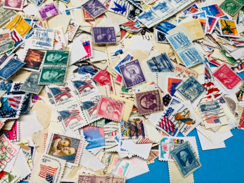 Photo 7 of 827345…thousands of used stamps 