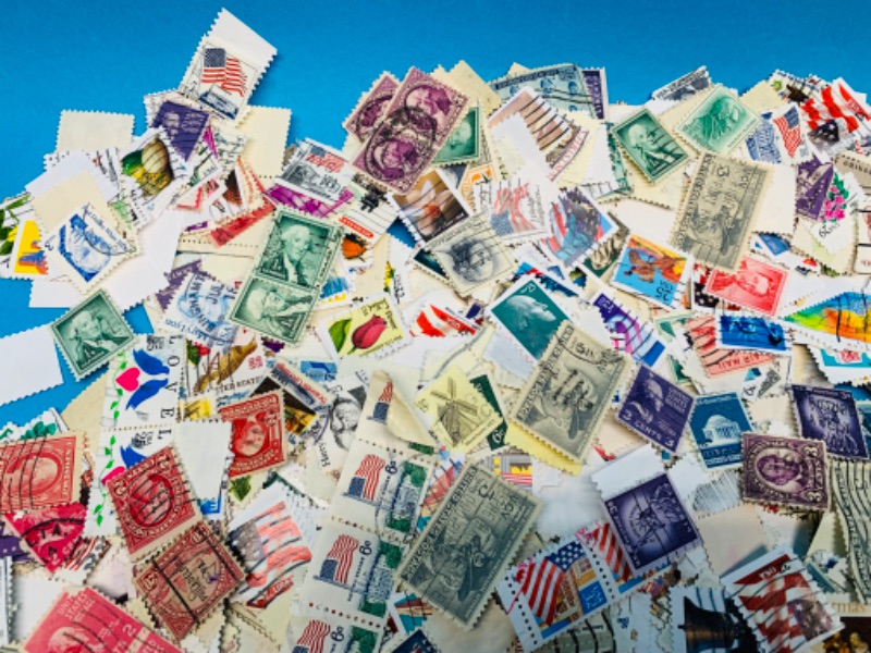 Photo 3 of 827345…thousands of used stamps 