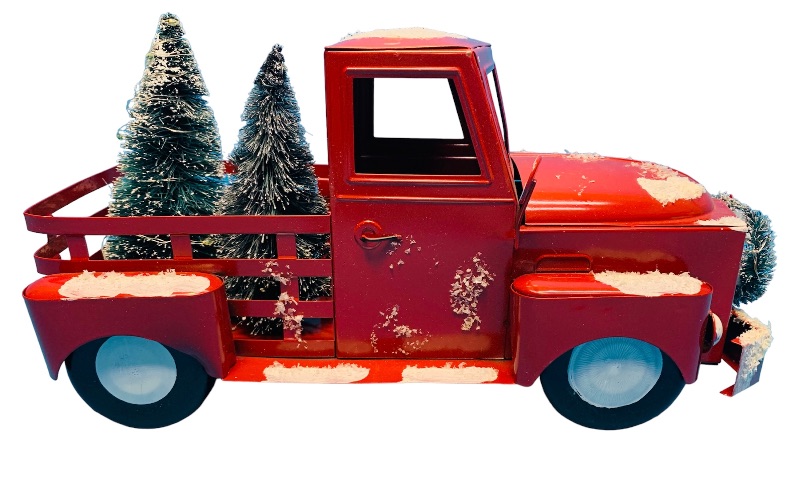 Photo 1 of 827352… large metal light up Christmas truck 