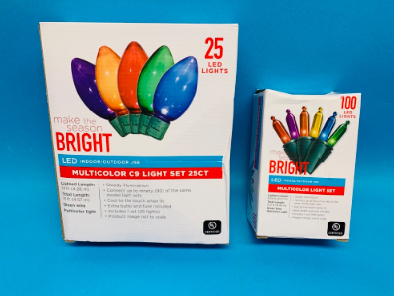 Photo 1 of 827383…multicolored LED C9 and light sets