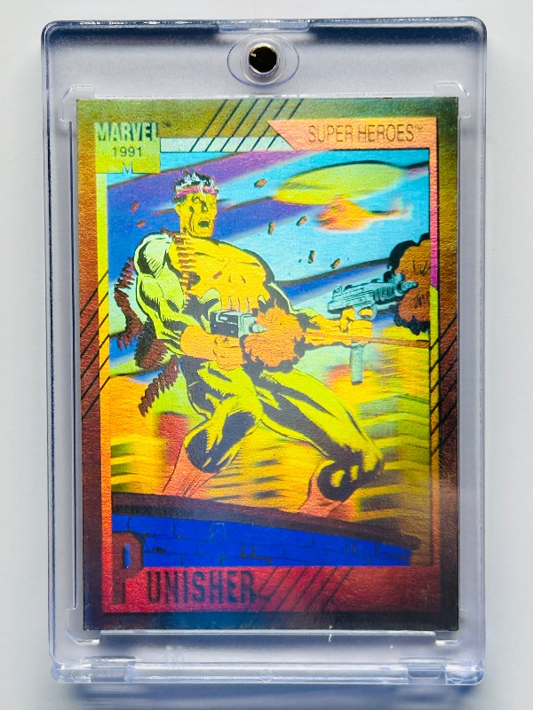 Photo 4 of 827393…Punisher hologram card H-3 in hard plastic case