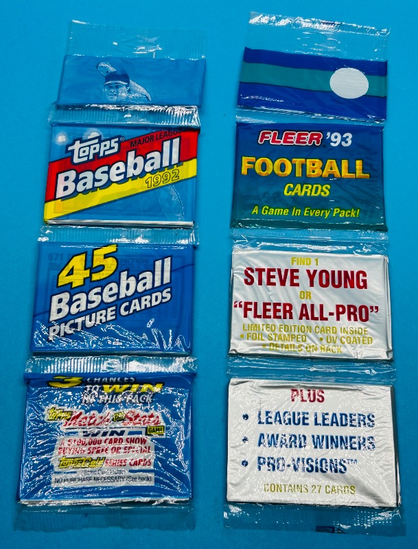 Photo 1 of 827479…final sale no returns/refunds-2 sealed sport card cello packs