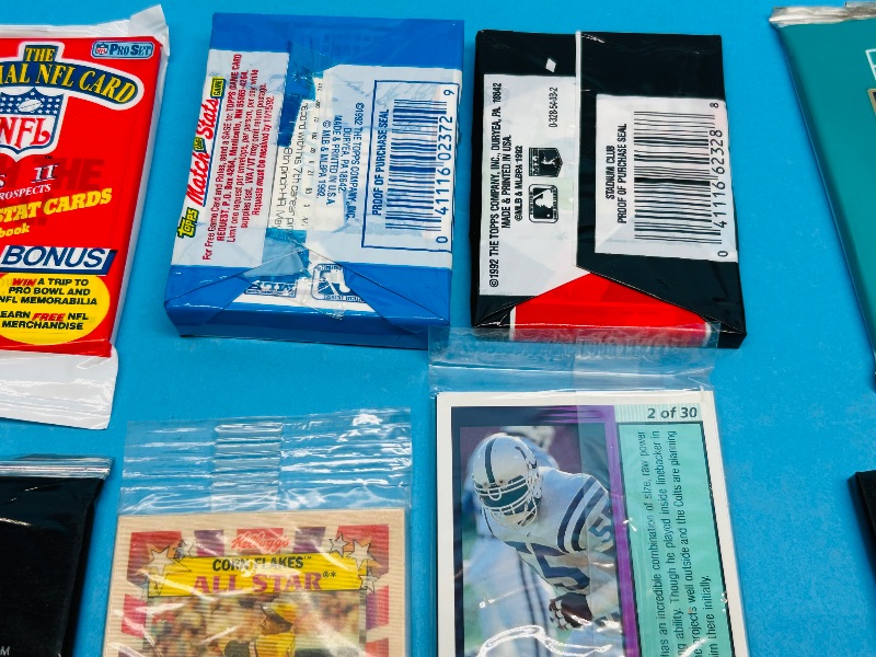 Photo 1 of 827480… final sale no returns/refunds-10 sealed sports card packs 