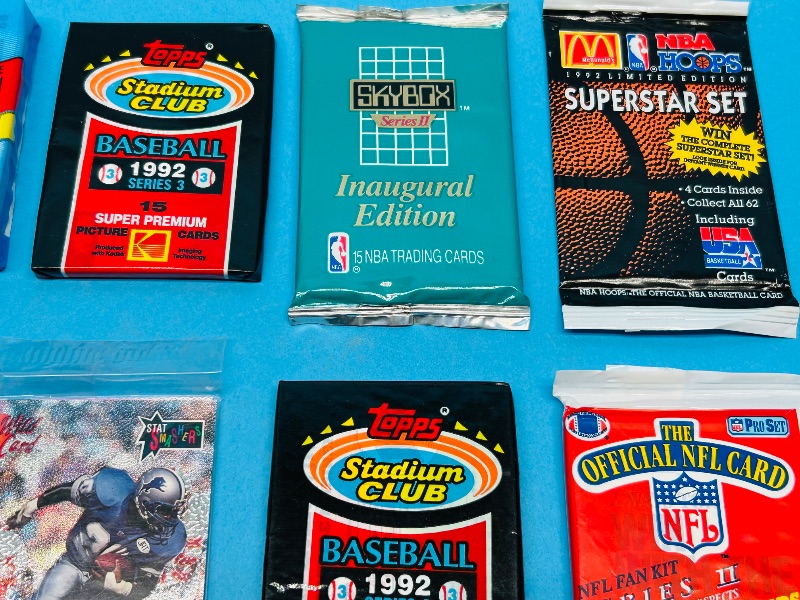 Photo 1 of 827480… final sale no returns/refunds-10 sealed sports card packs 