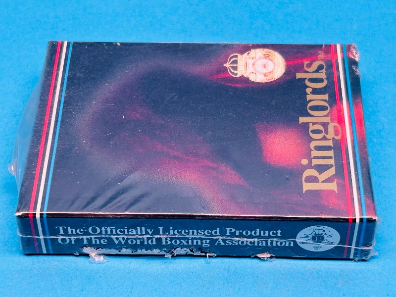Photo 1 of 827481… final sale no returns/refunds-sealed 1991 Ringlords Boxing cards -Ali, Duran, Holyfield 